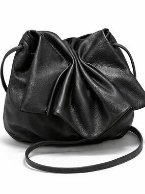 Borelli Bags Genuine Leather Mini Crossbody Pouch Bag Handcrafted USA 8x7